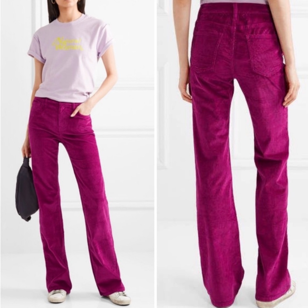 Current/Elliott The Jarvis Corduroy Flare Pants Size 27